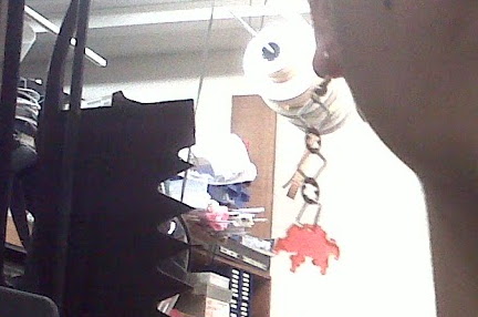 Lasercut hexapod earrings by Nancy Ouyang