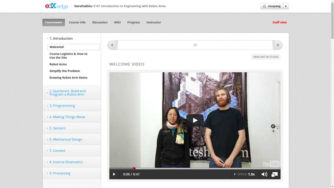 Our class on EdX