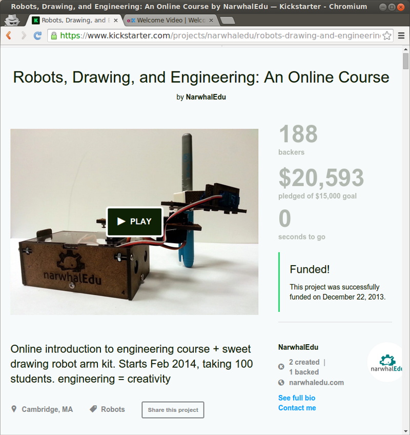 Kickstarter: NarwhalEdu