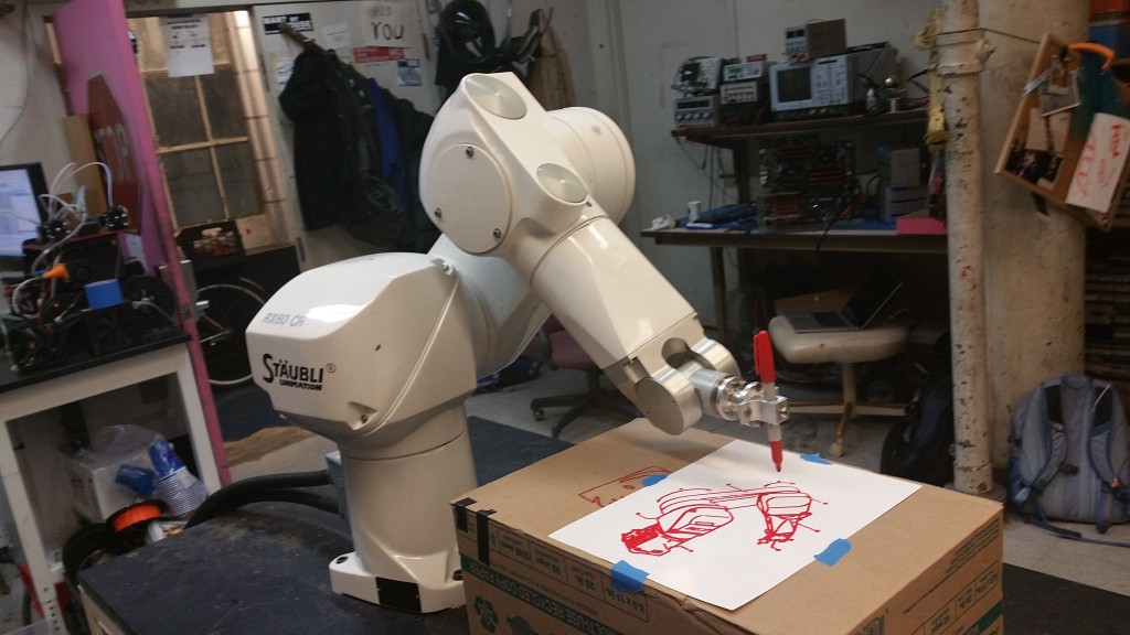 Staubli Robot Arm Drawing